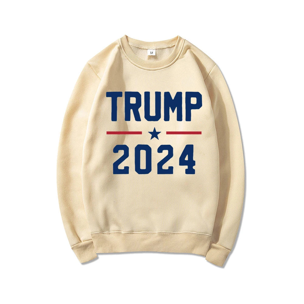 Trump 2024 Sweatshirt Pro Trump Sweatshirts Pro America Shirt Republican Gifts Unisex Crewneck Sweatshirt Graphic Hoodies Tops