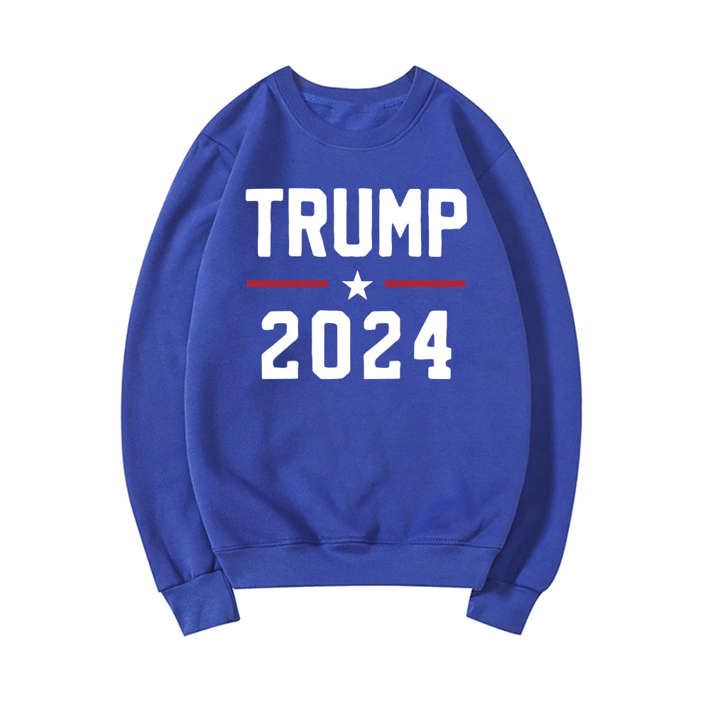 Trump 2024 Sweatshirt Pro Trump Sweatshirts Pro America Shirt Republican Gifts Unisex Crewneck Sweatshirt Graphic Hoodies Tops