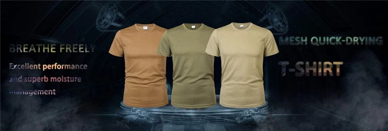 MEGE 3 Pcs/2 Pcs Men Camouflage Tactical T Shirt Army Military ShortSleeve O-neck Quick-Drying gym T Shirts Casual Oversized 4XL