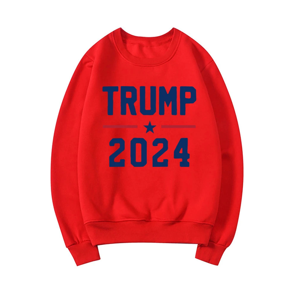 Trump 2024 Sweatshirt Pro Trump Sweatshirts Pro America Shirt Republican Gifts Unisex Crewneck Sweatshirt Graphic Hoodies Tops