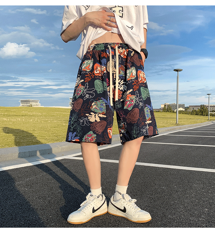 Trendy Casual Soakable Ice Silk Quick-Drying Beach Pants