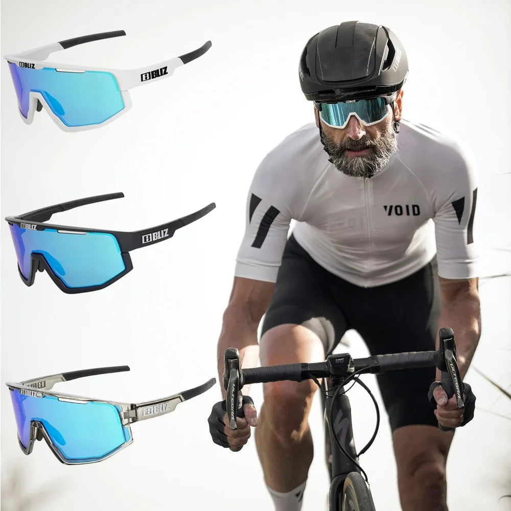 Polarized Cycling Sunglasses MTB Road Bike Mountain Bicycle Glasses Fishing Running Eyewear Men Women 3 Lens Photochromic Lens