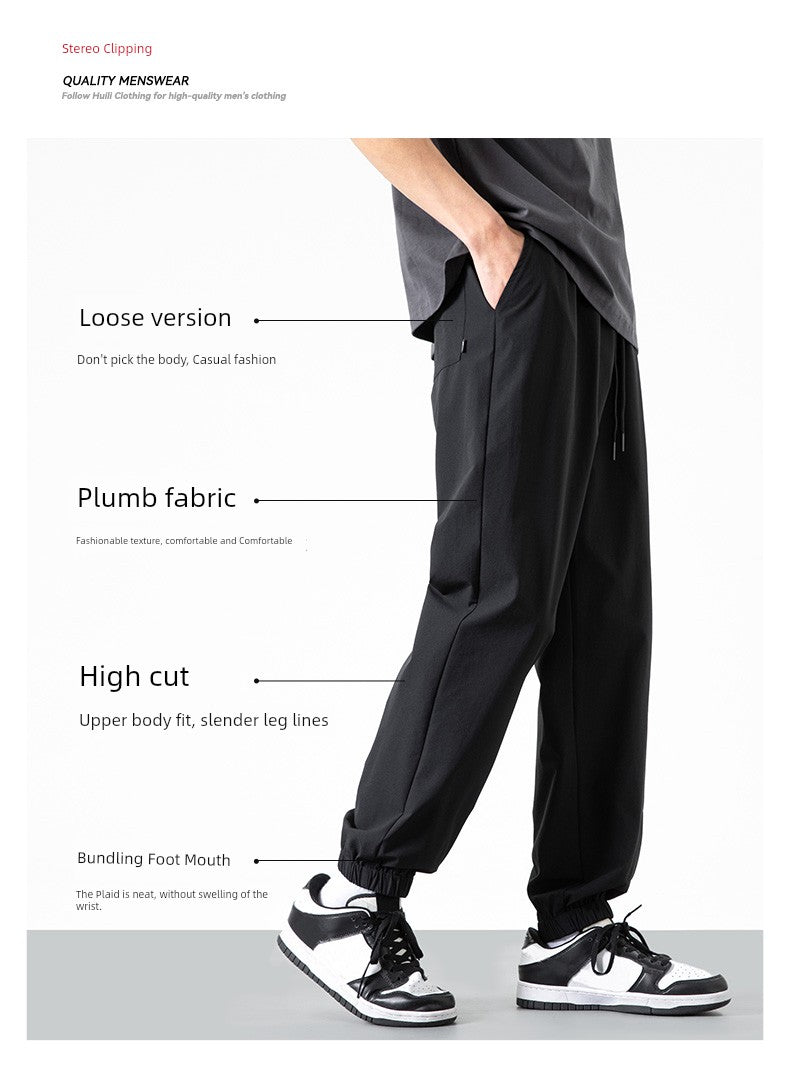 Warrior Jogger Pants Summer Breathable Ankle Length Casual Pants