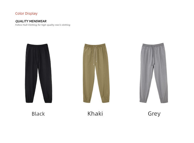 Warrior Jogger Pants Summer Breathable Ankle Length Casual Pants